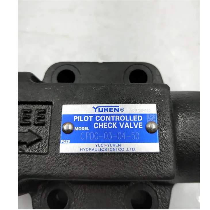 YUKEN CPT CPDT CPG CPDG-03 06 10-E-04/20/35/50-50 Hydraulic Pilot Operated Check Valves CPDG-03-04-50